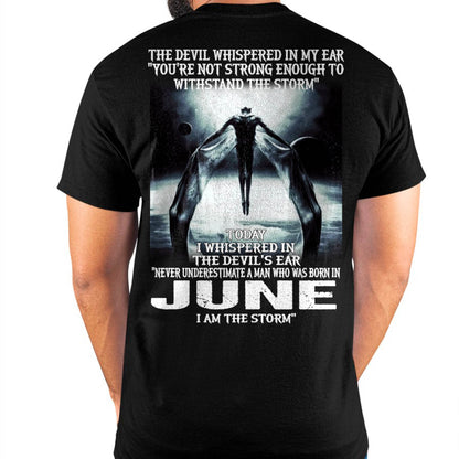 JUNE - THE DEVIL WHISPERED IN MY EAR - T-SHIRT FOR MAN - ntnt06 (SKU08-35-06)