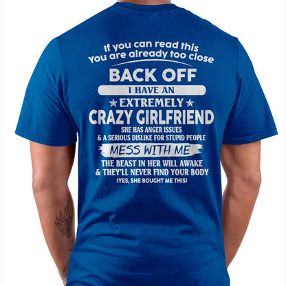 If You Can Read This You Are Already Too Close - Gift For Your Boyfriend, Husband From Wife - ntnt00 (SKU07-175-00)