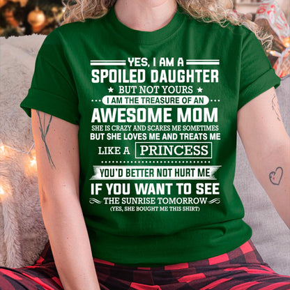 I Get My Attitude From My Freaking Awesome Mom - Gift for Daughter From Mom - ntnt00