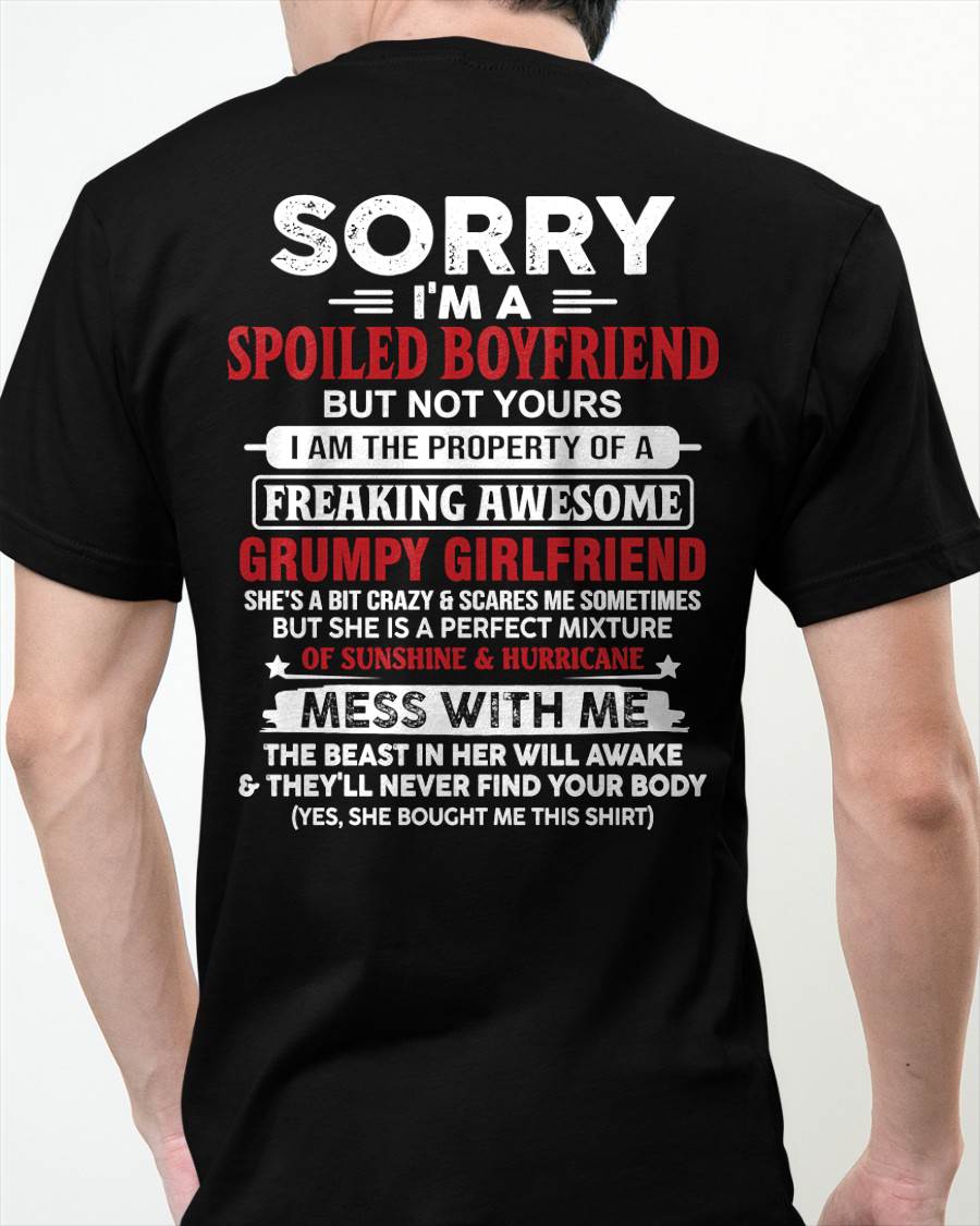 Spoiled Boyfriend - Perfect Gift From Girlfriend - ntnt00 (SKU11-18-00)