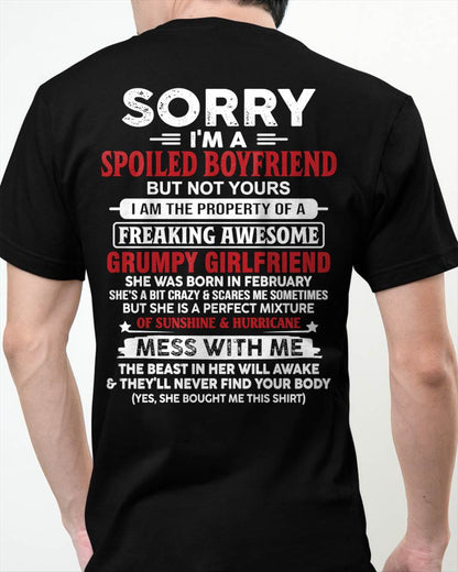 February - Spoiled Boyfriend - Perfect Gift From Girlfriend - ntnt02 (SKU11-18-02)