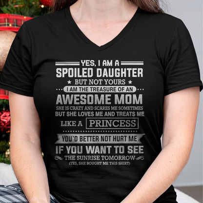 I Get My Attitude From My Freaking Awesome Mom - Gift for Daughter From Mom - ntnt00