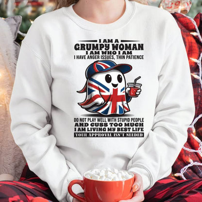 I Am A Grumpy Woman - T Shirt For Woman - ntnt (SKU09-82)