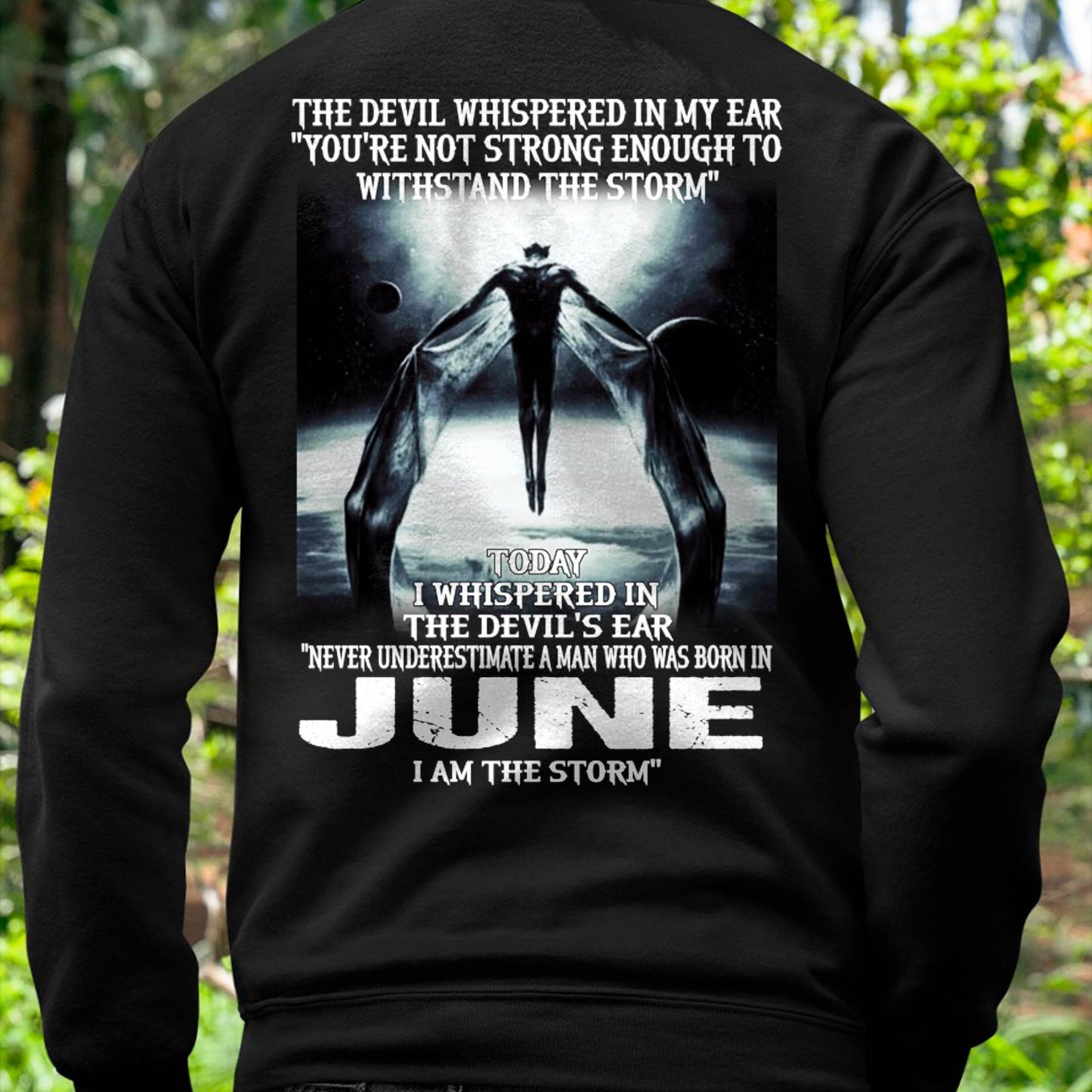 JUNE - THE DEVIL WHISPERED IN MY EAR - T-SHIRT FOR MAN - ntnt06 (SKU08-35-06)