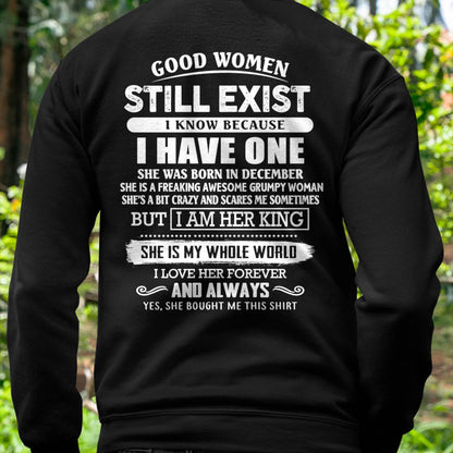 DECEMBER - GOOD WOMEN STILL EXIST - PERFECT GIFT FROM WIFE, GIRLFRIEND - ntnt12 (SKU12-306-12)