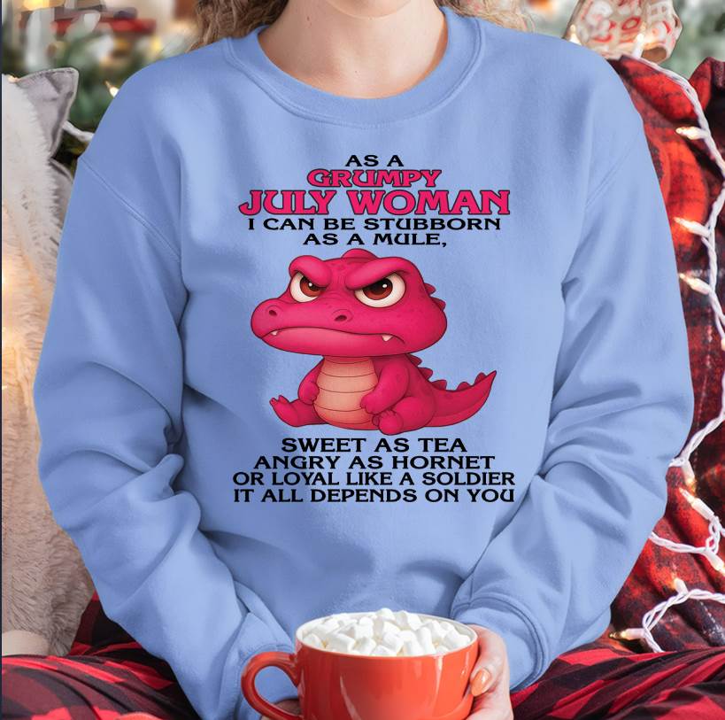 As A Grumpy January Woman - T Shirt For Woman - ntnt07 (SKU09-31-07)