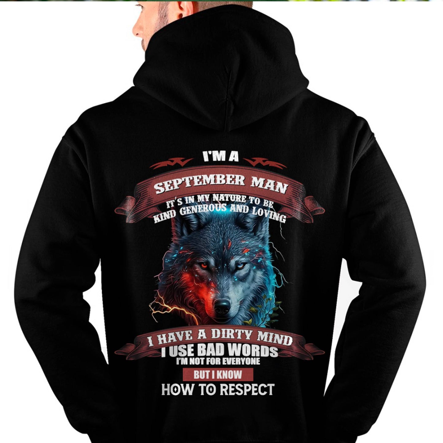 SEPTEMBER - KNOW HOW TO RESPECT - BIRTHDAY T-SHIRT FOR MEN - ntnt09 (SKU12-162-09)