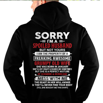 January - Spoiled Husband - Perfect Gift From Wife - ntnt01 (SKU11-02-01)