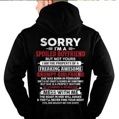 February - Spoiled Boyfriend - Perfect Gift From Girlfriend - ntnt02 (SKU11-18-02)