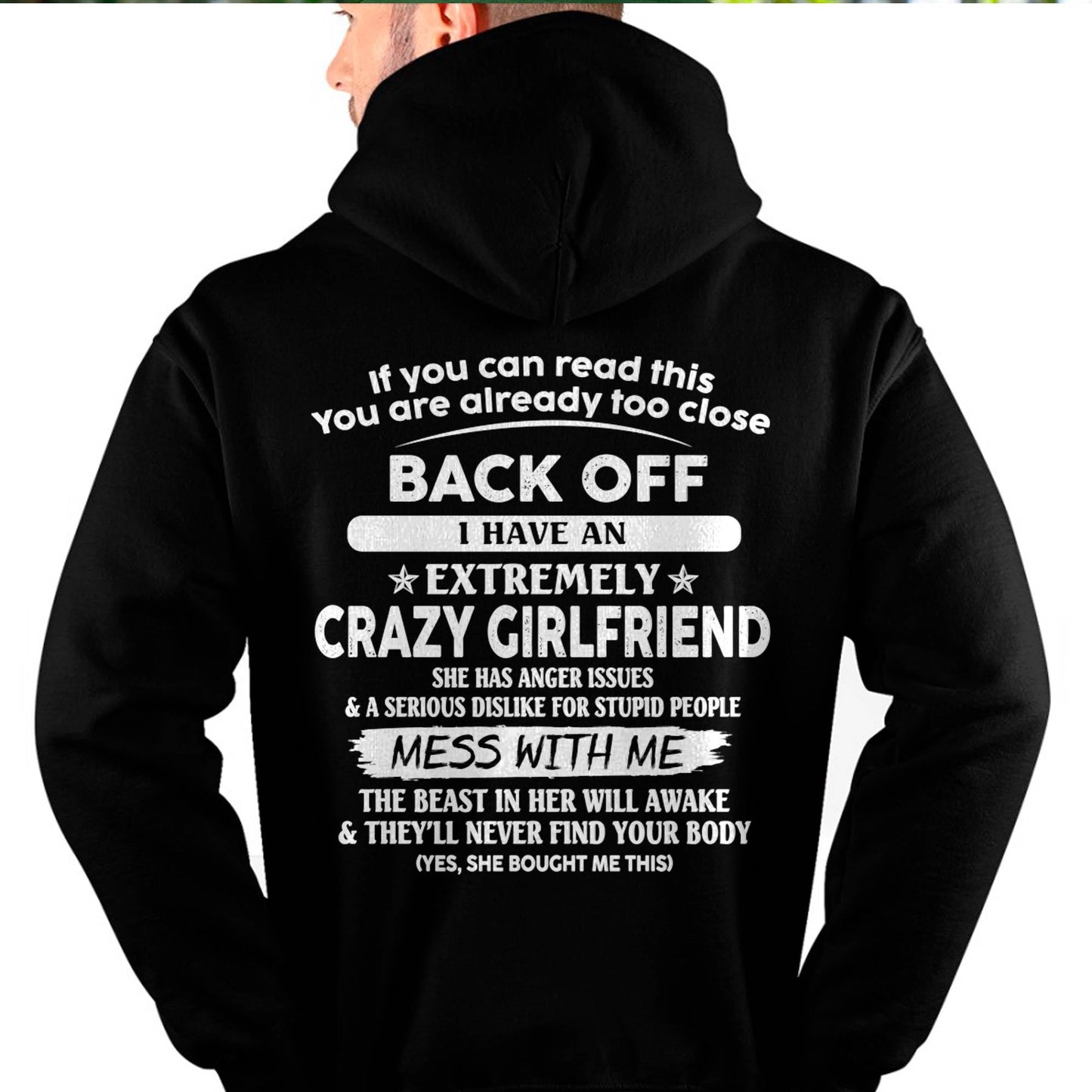 If You Can Read This You Are Already Too Close - Gift For Your Boyfriend, Husband From Wife - ntnt00 (SKU07-175-00)