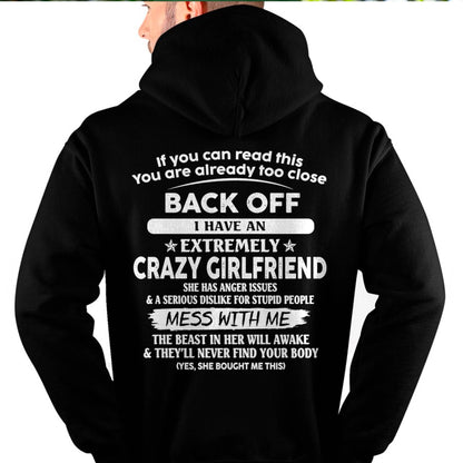 If You Can Read This You Are Already Too Close - Gift For Your Boyfriend, Husband From Wife - ntnt00 (SKU07-175-00)