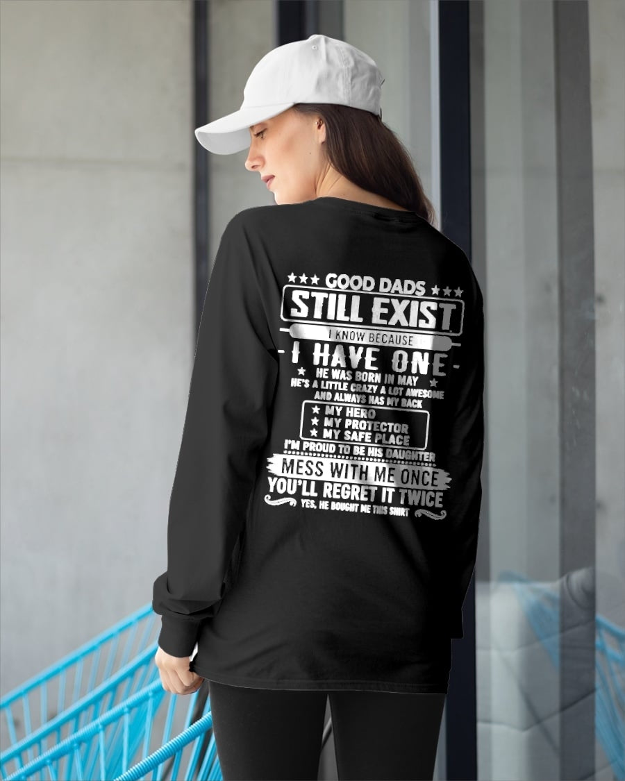 Good Dad Shirt - May Dad My Hero My Protector - From Dad - NTNT05 - (SKU2608-126-05)