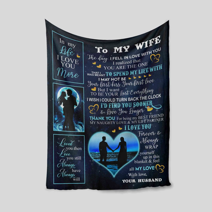 Special Gift For Wife Blanket - From Husband (SKU2602-158)
