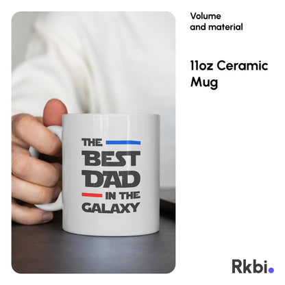 BEST DAD IN THE GALAXY MUG - GIFT FROM DAUGHTER - TRNN00