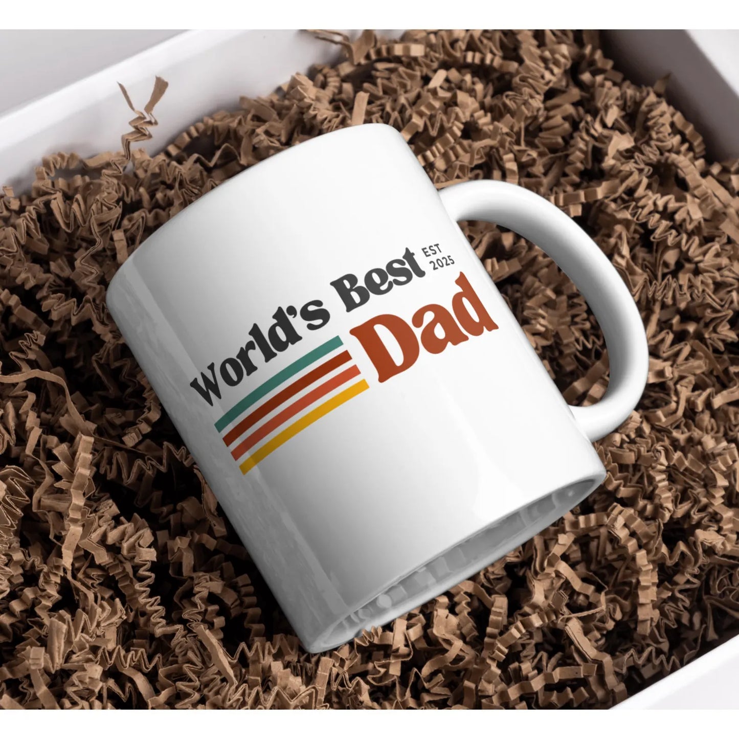 TO THE BEST DAD EST 2025 MUG - GIFT FROM DAUGHTER - TRNN00