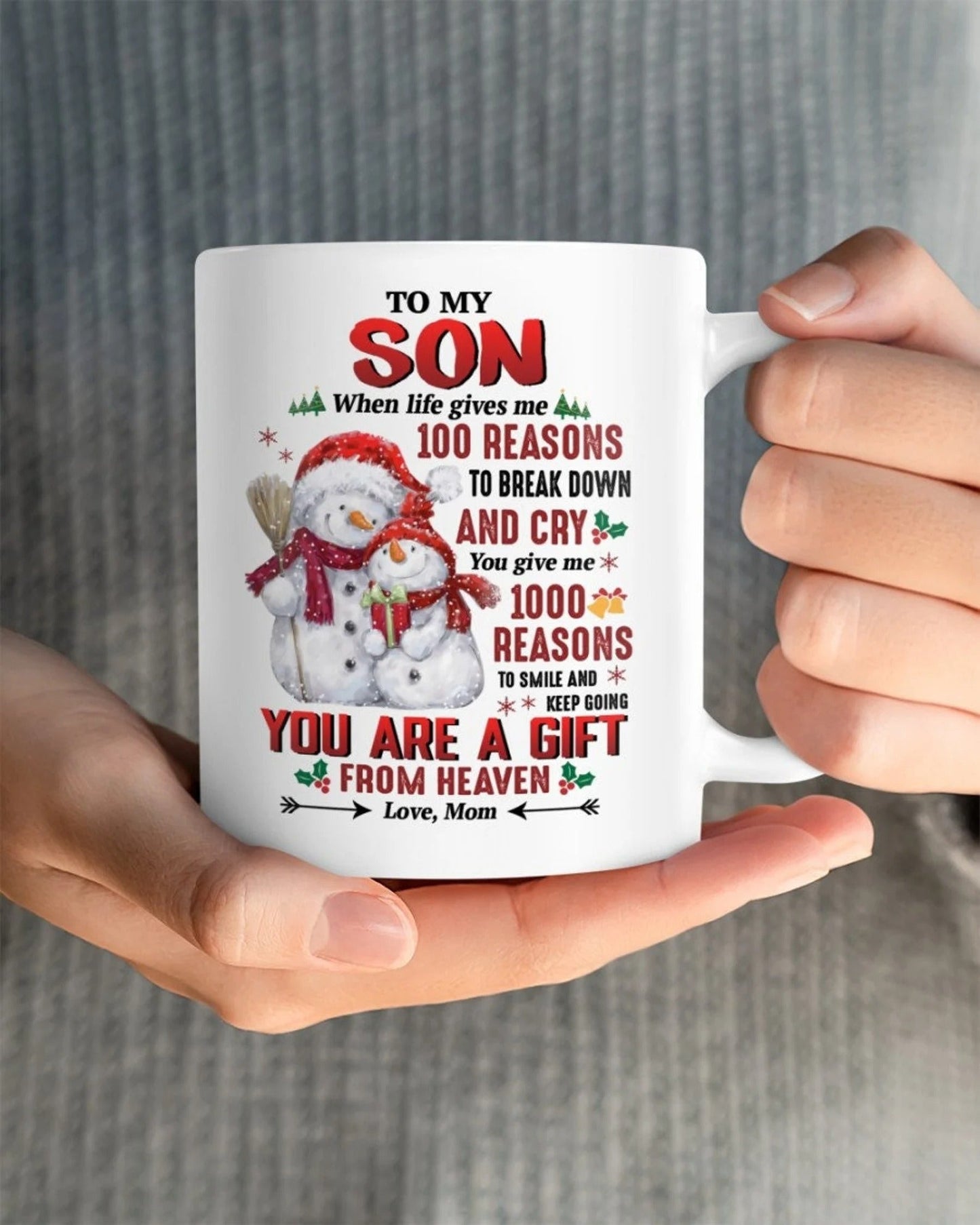 TO SON MUG 03 - GIFT FROM MOM - TRNN00