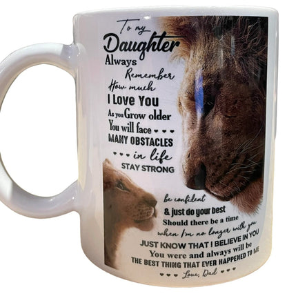 TO DAUGHTER MUG 00- GIFT FROM DAD - TRNN00