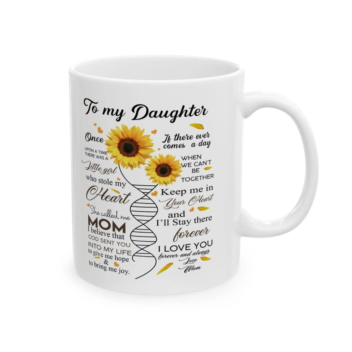 TO DAUGHTER MUG 05 - GIFT FROM MOM - TRNN00