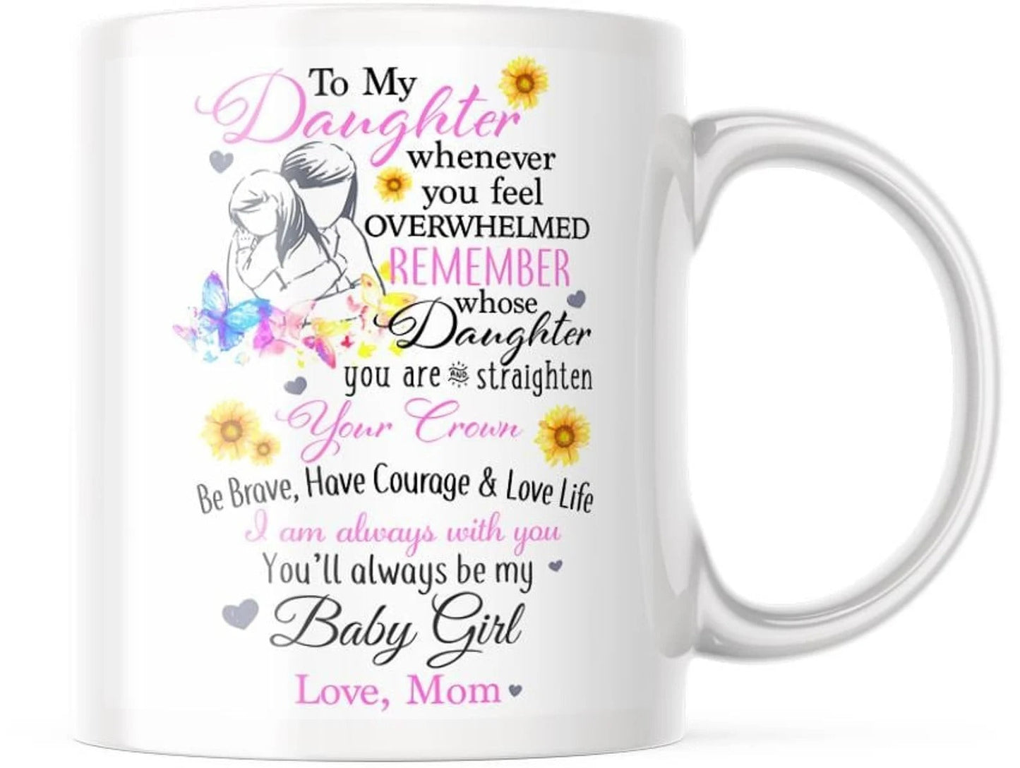 TO DAUGHTER MUG 02- GIFT FROM MOM - TRNN00