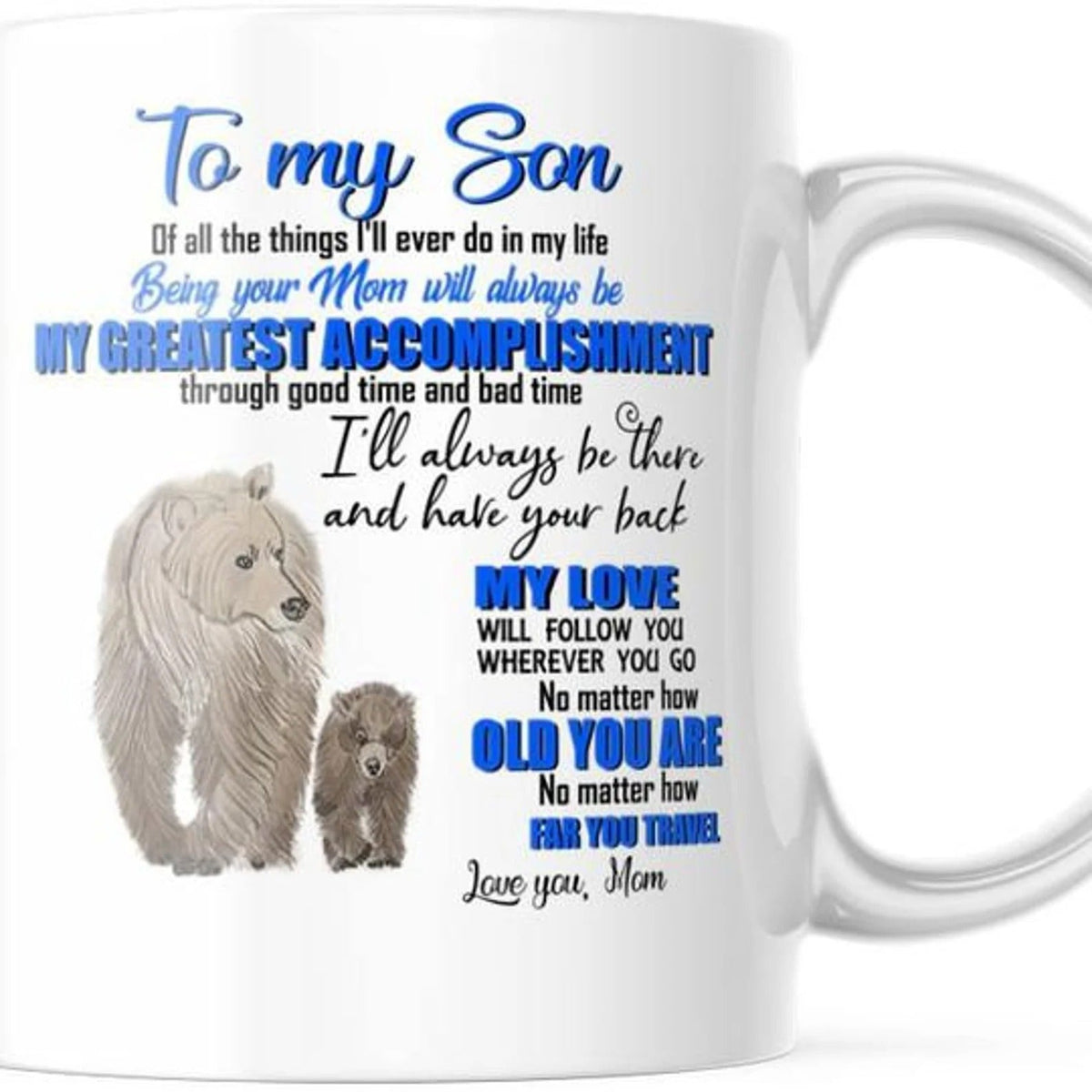 TO SON MUG 02 - GIFT FROM MOM - TRNN00