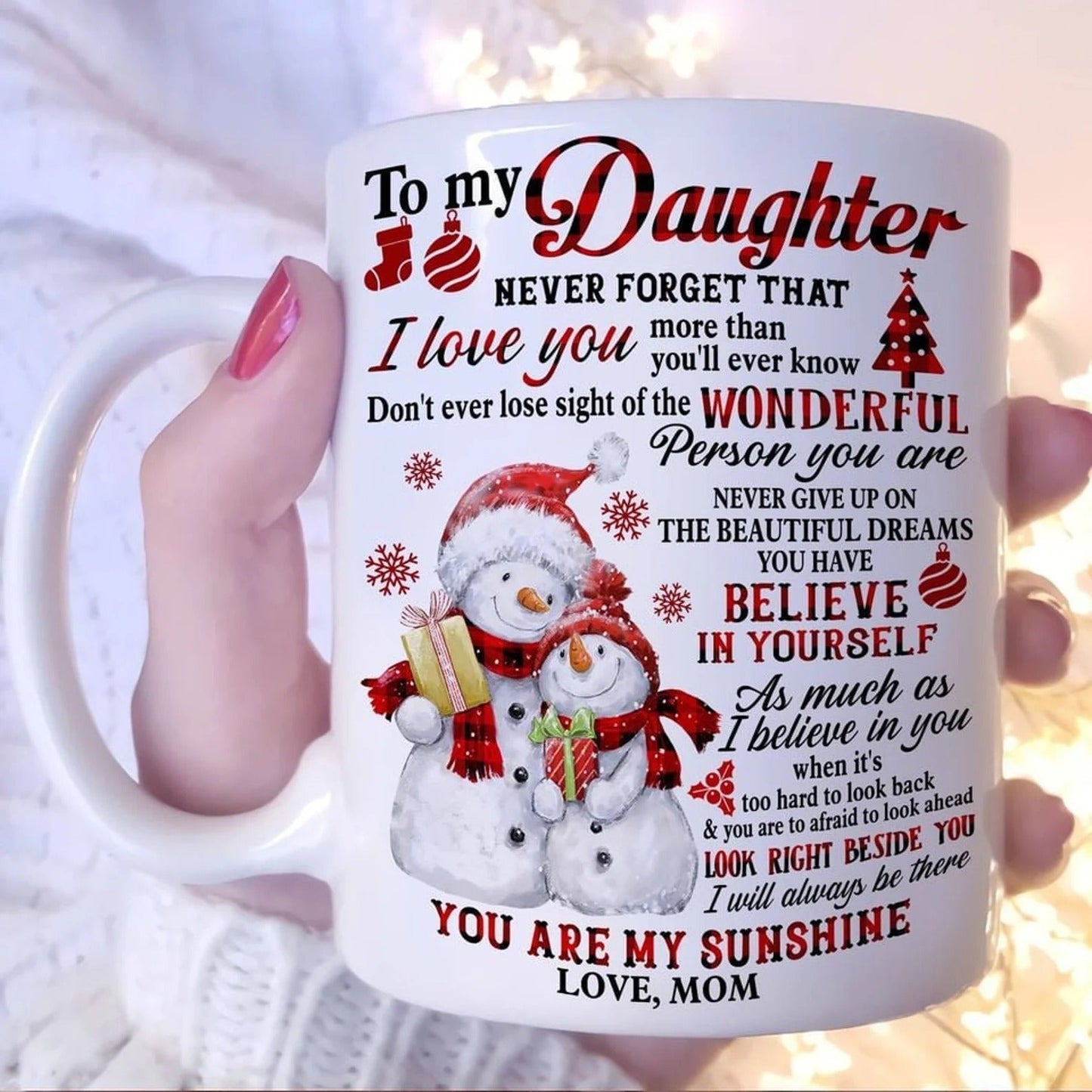 TO DAUGHTER MUG 01- GIFT FROM MOM - TRNN00