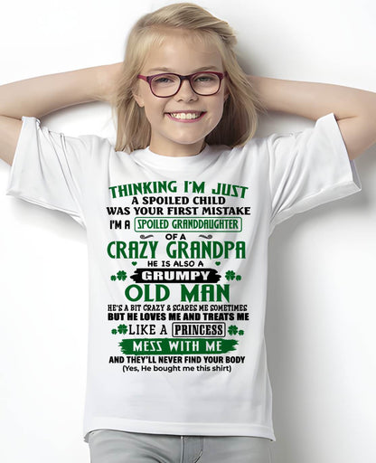 SPOILED GRANDDAUGHTER - GIFT FROM GRANDPA - ntnt00 (SKU2602-118-00)