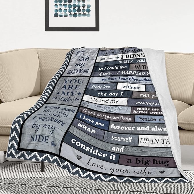 Special Gift For Your Husband Blanket - From Wife