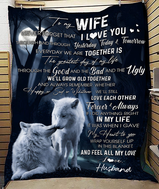 Special Gift For Your Daughter From Dad- Blanket - (SKU2608-38)