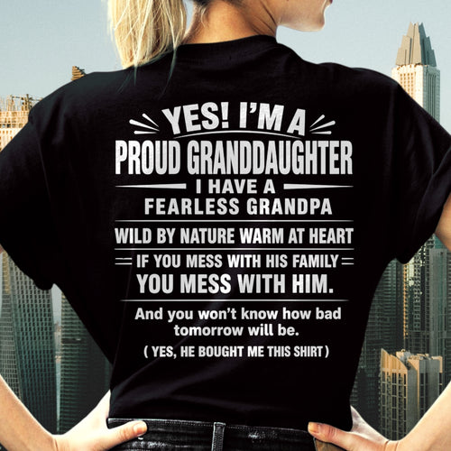 Yes, I'm A Proud Granddaughter Of A Grandpa - NTNT00 - (SKU2608-422-00)