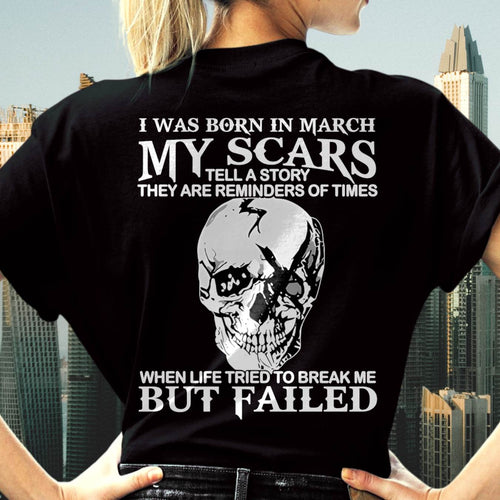 My Scars Tell A Story – T-Shirt For Woman – ntnt03 (SKU10-27-03)