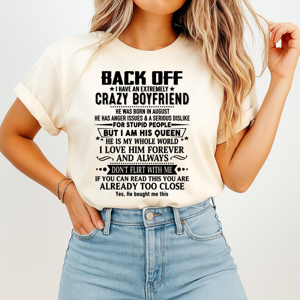 August - Back Off I Have An Extremely Crazy Boyfriend - ntnt08 (SKUT-BACKOFF-08)