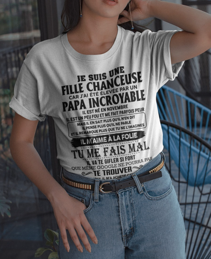Cadeau d’anniversaire de papa pour sa fille  |   T-shirt - ntnt00 / fr00