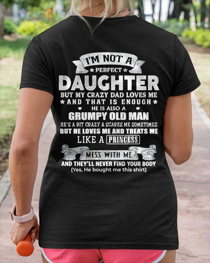 I'M NOT A PERFECT DAUGHTER BUT I'M BLESSED WITH AN AWESOME DAD - FROM DAD - NTNT00 - (SKU2603-113-00)