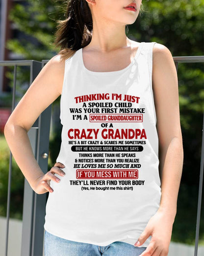 I'm A Spoiled Granddaughter – Gift For Granddaughter From Grandpa – ntnt00 (SKU-GPD1-NTT00)