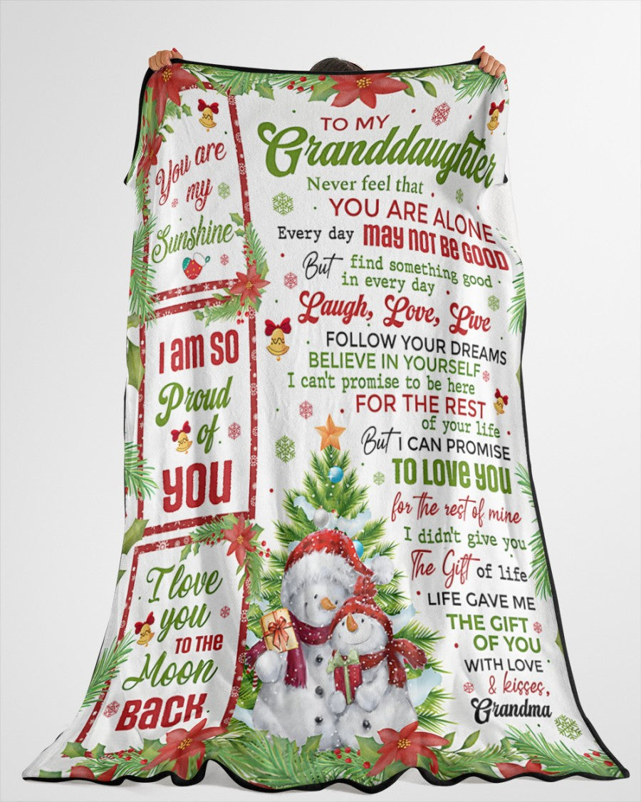 BLANKET FOR GRANDDAUGHTER FROM GRANDMA – XMAS GIFT (SKUB-CHRISTMAS)