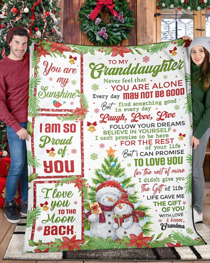 BLANKET FOR GRANDDAUGHTER FROM GRANDMA – XMAS GIFT (SKUB-CHRISTMAS)