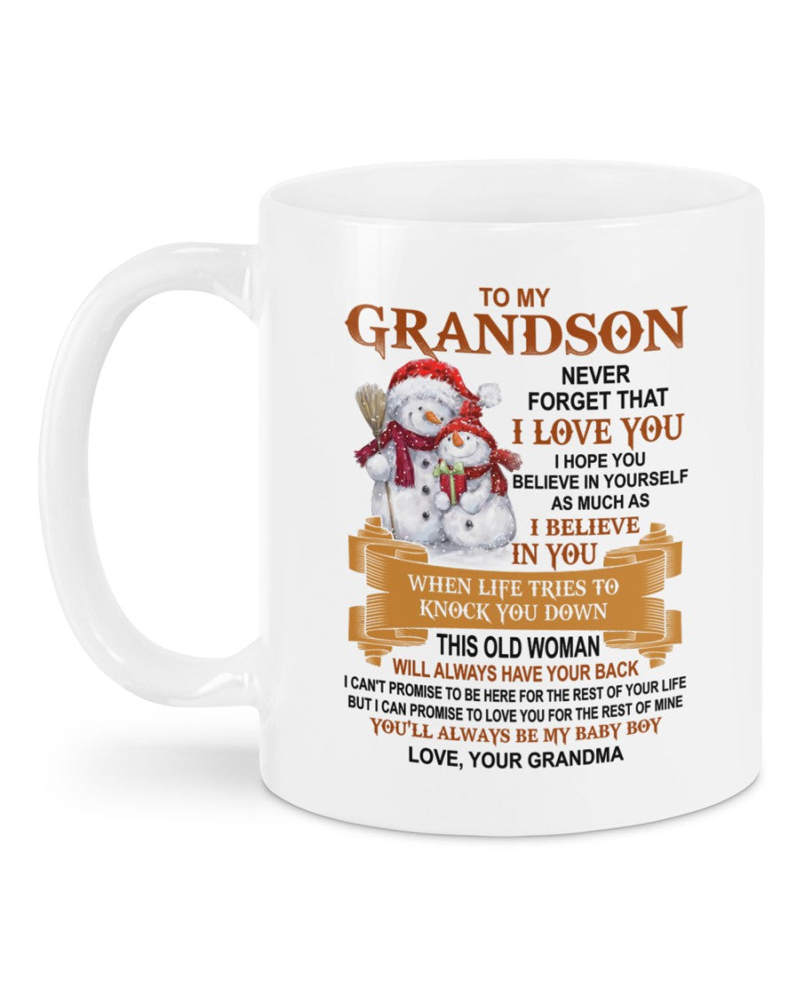 TO GRANDSON MUG 01 - GIFT FROM GRANDMA - ntnt00
