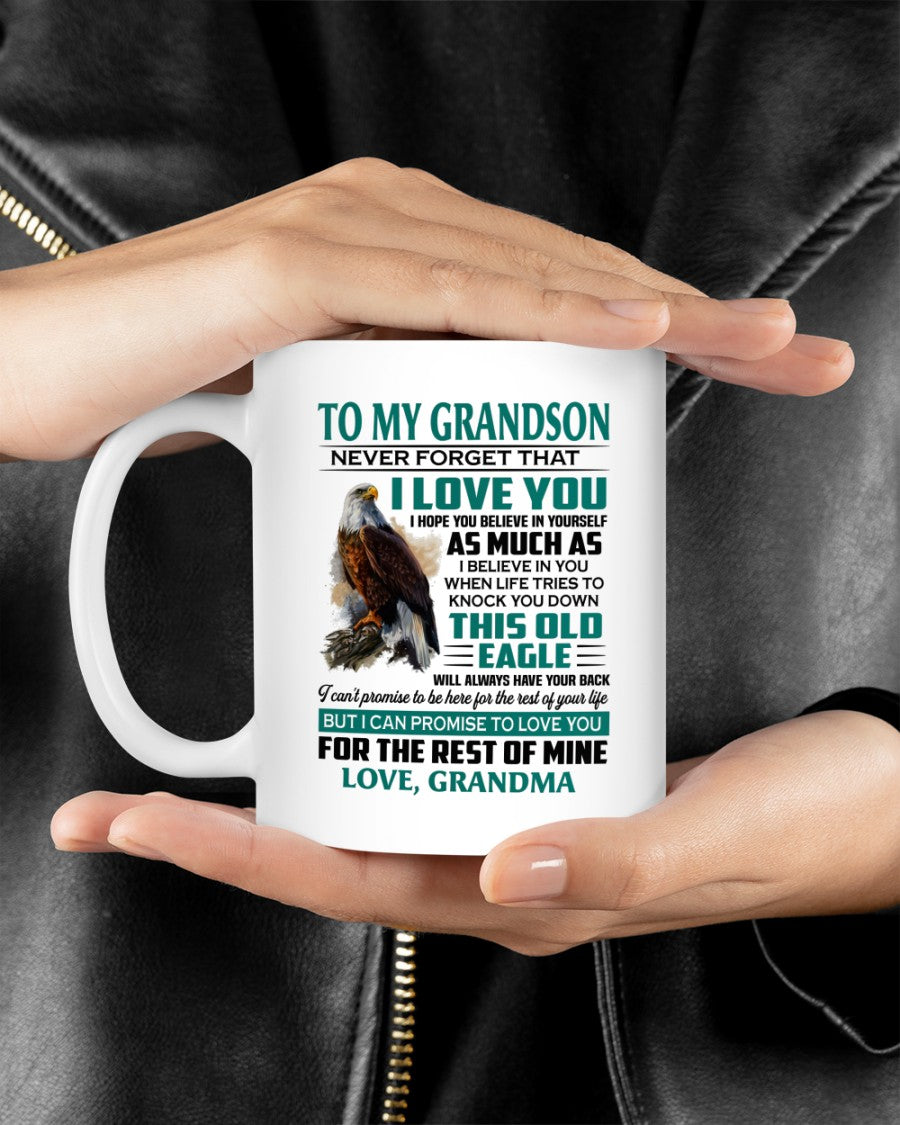 TO GRANDSON MUG 02 - GIFT FROM GRANDMA - TRNN00