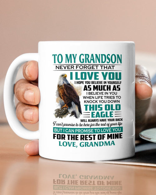 TO GRANDSON MUG 02 - GIFT FROM GRANDMA - TRNN00