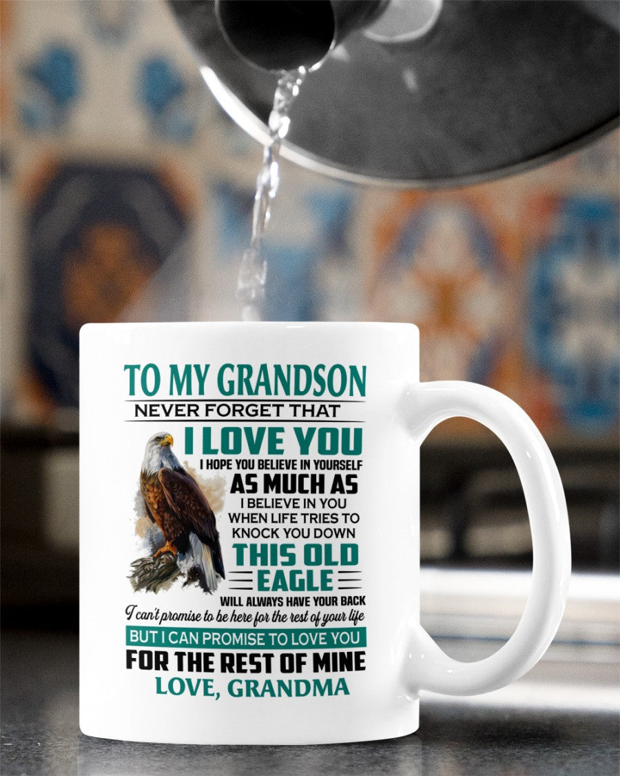 TO GRANDSON MUG 02 - GIFT FROM GRANDMA - TRNN00