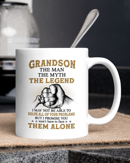 TO GRANDSON MUG 03 - GIFT FROM GRANDMA - TRNN00