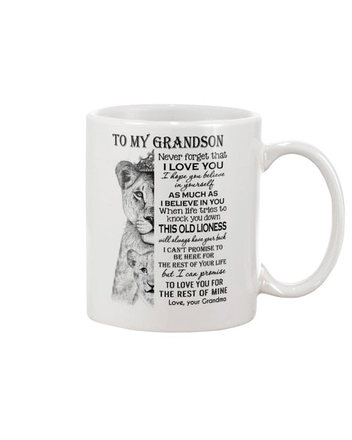 TO GRANDSON MUG 04 - GIFT FROM GRANDMA - TRNN00