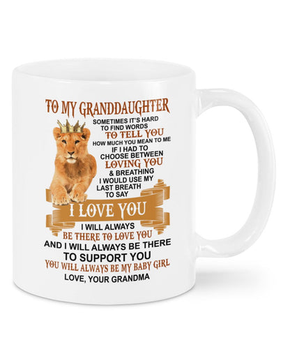 TO GRANDDAUGHTER MUG 01 - GIFT FROM GRANDMA - TRNN00