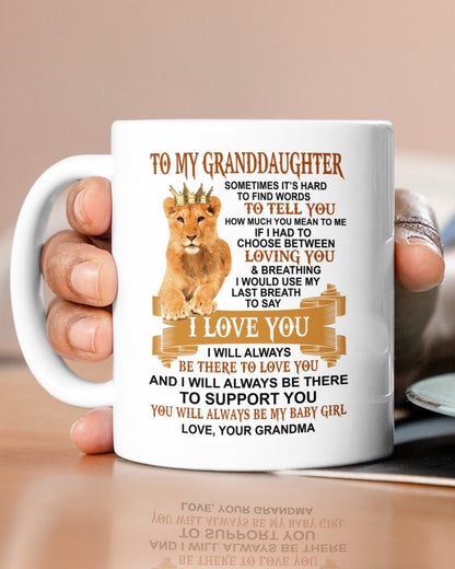 TO GRANDDAUGHTER MUG 01 - GIFT FROM GRANDMA - TRNN00