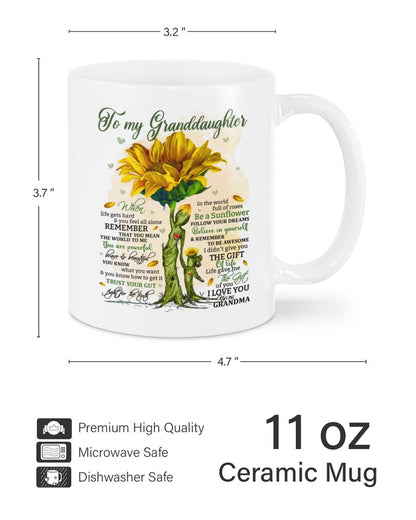 TO GRANDDAUGHTER MUG 02 - GIFT FROM GRANDMA - TRNN00