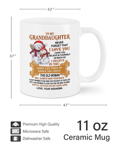 TO GRANDDAUGHTER MUG 03 - GIFT FROM GRANDMA - TRNN00