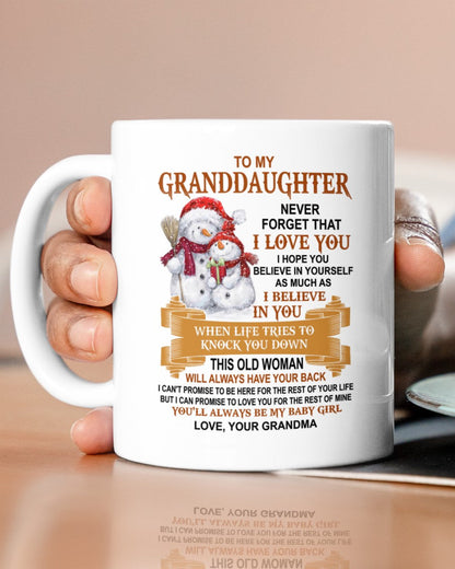 TO GRANDDAUGHTER MUG 03 - GIFT FROM GRANDMA - TRNN00