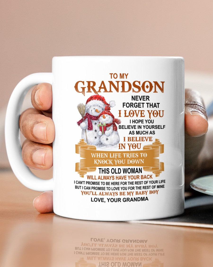 TO GRANDSON MUG 01 - GIFT FROM GRANDMA - TRNN00