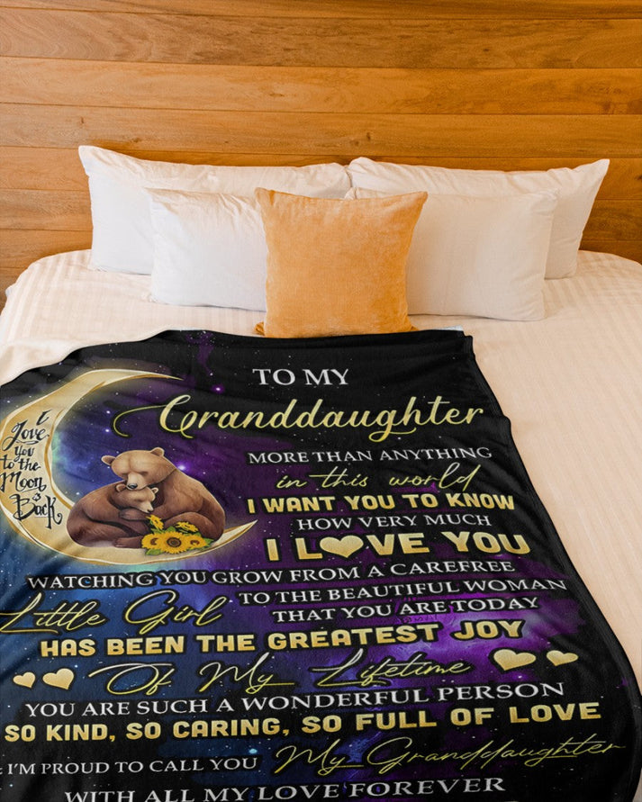 BLANKET FOR GRANDDAUGHTER FROM GRANDMA FULL (SKUB-BLK-GMD3)