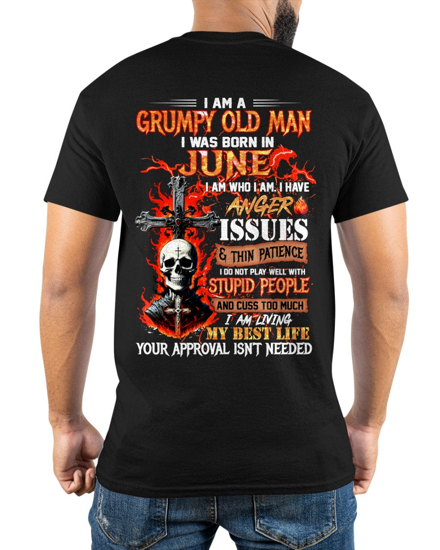 I AM A GRUMPY OLD MAN BORN IN JUNE - FROM BOY - NTNT06 - (SKU12-319-06)